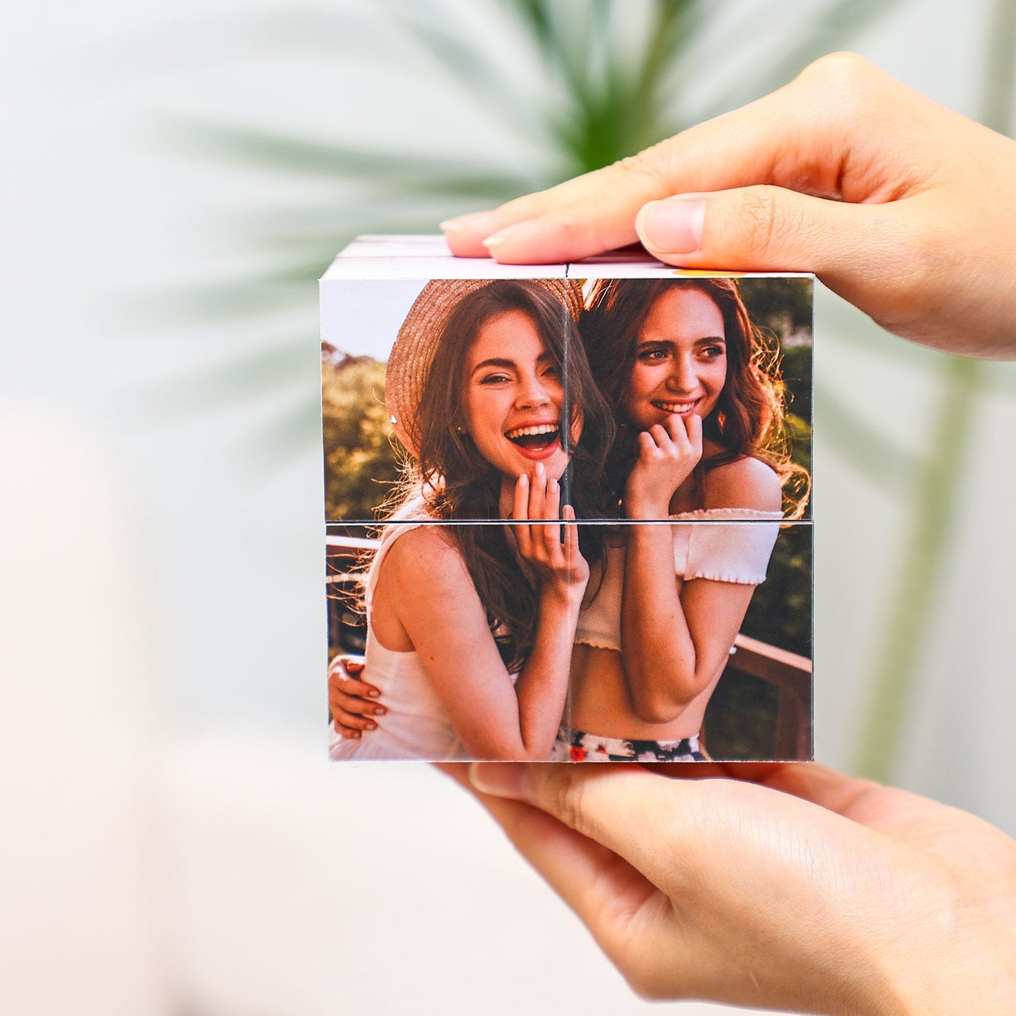 Infinity Photo Cube custom gift, Memory photo cube, family photo cube, Folding Photo Cube, Birthday Gift For Her Him, couple gift cube